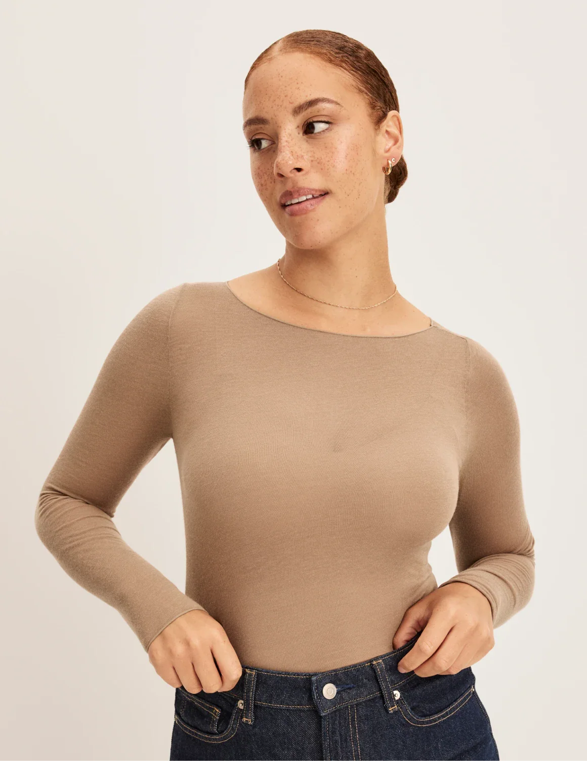 Cashmere Luxe Boatneck Top - Image 4
