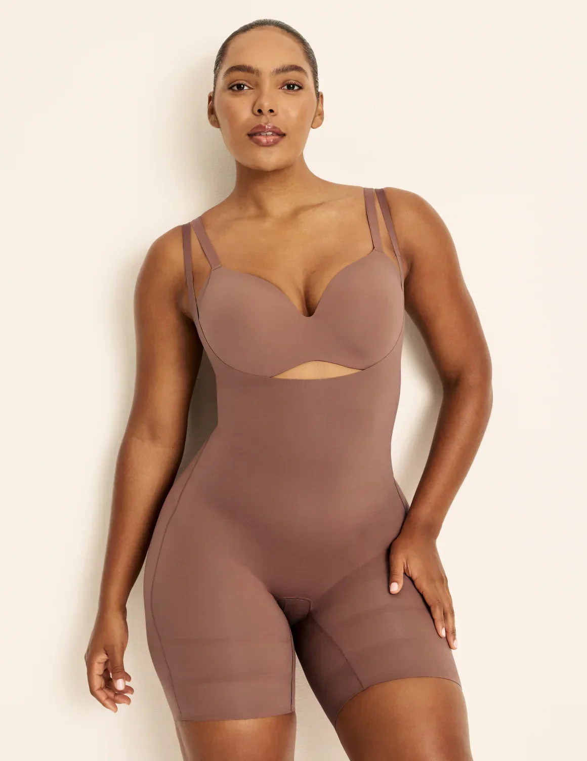 Customizable Open Bust Shaper Bodysuit - Image 2