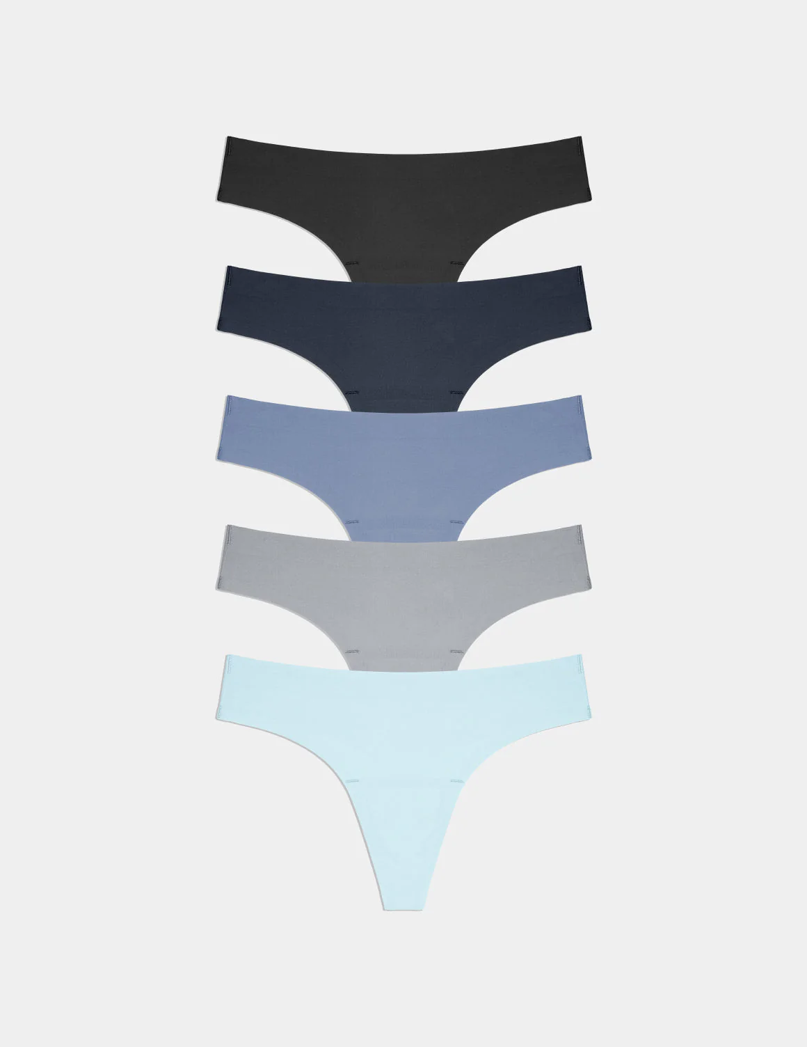 Essential No-Show Thong 5-Pack - Last Call - Image 15