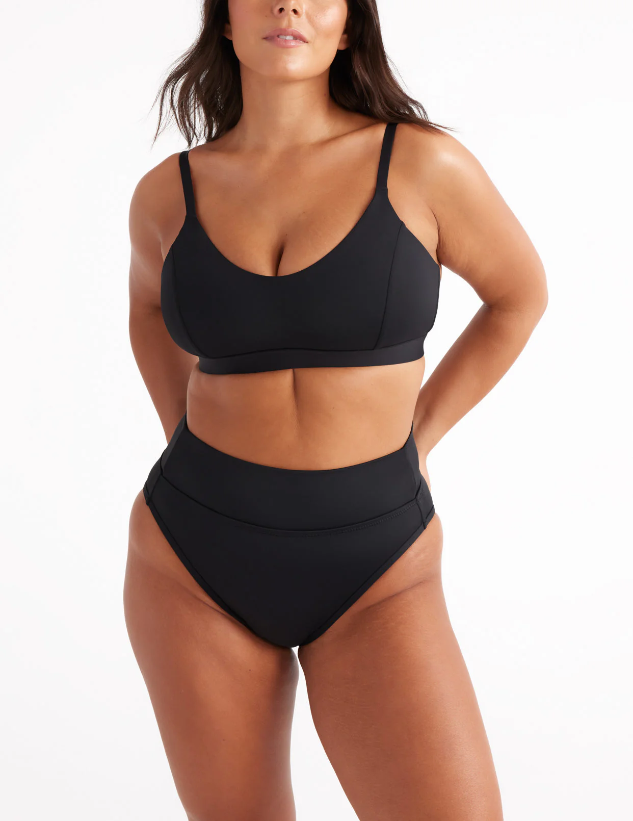 Leakproof High Rise High Cut Swim Bottom - Last Call