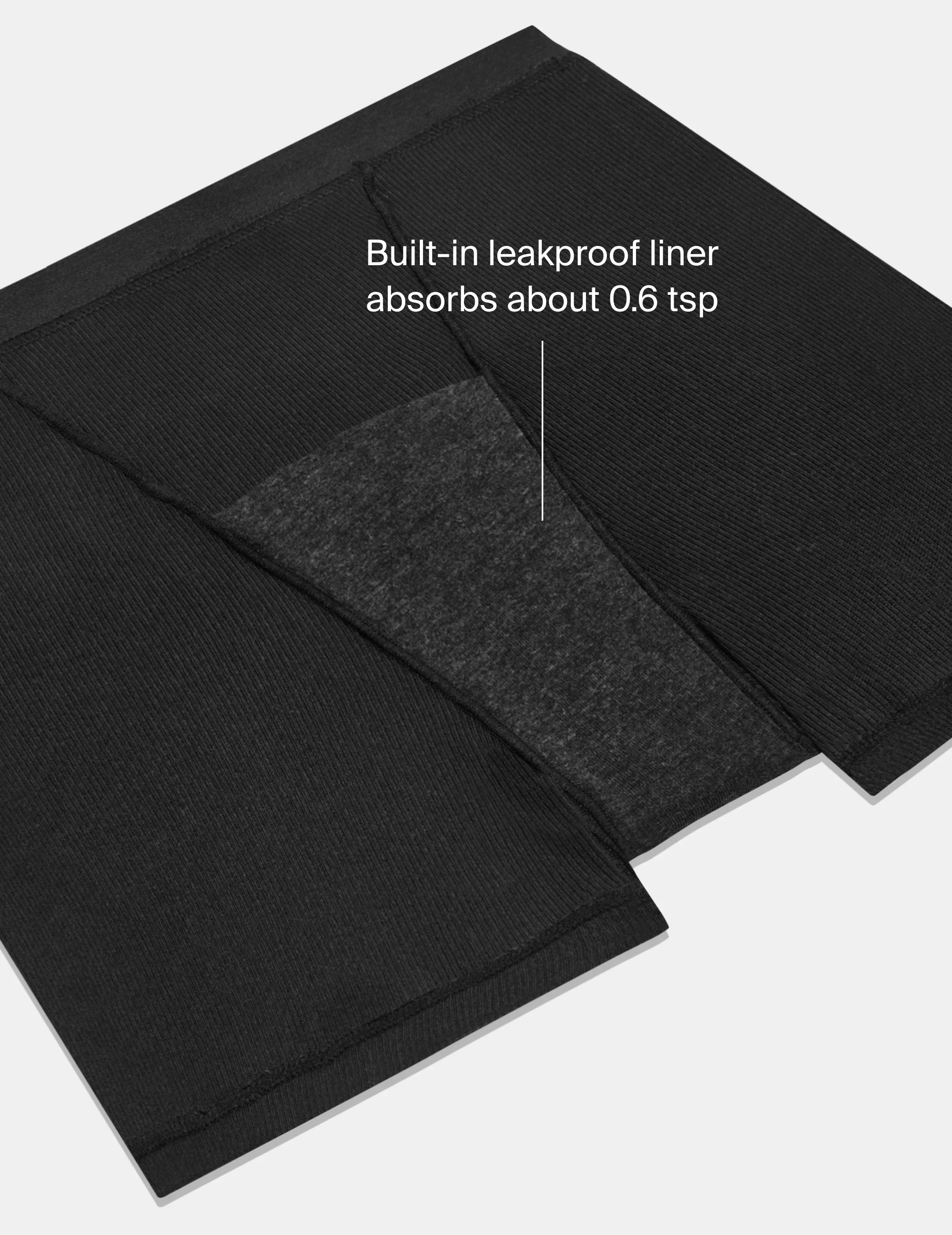 Leakproof Logo Modal Rib Boxer Brief - Last Call - Image 14