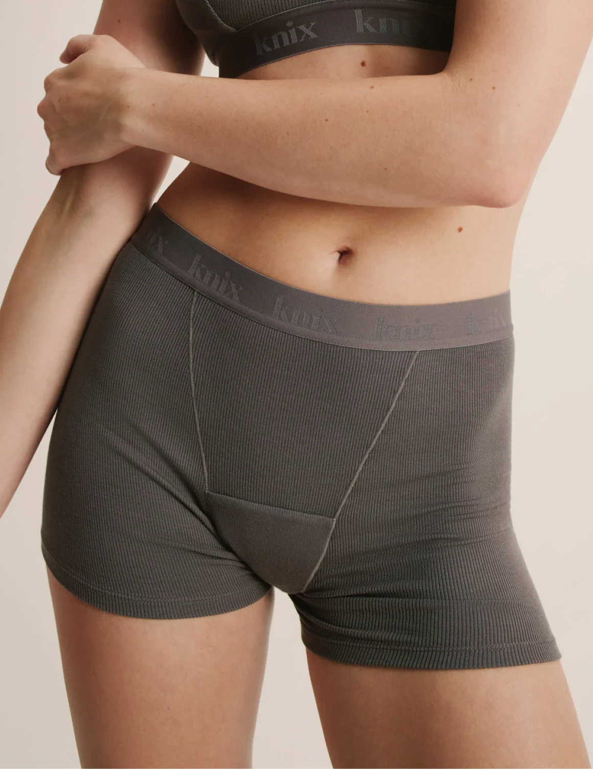 Leakproof Logo Modal Rib Boxer Brief - Last Call - Image 5