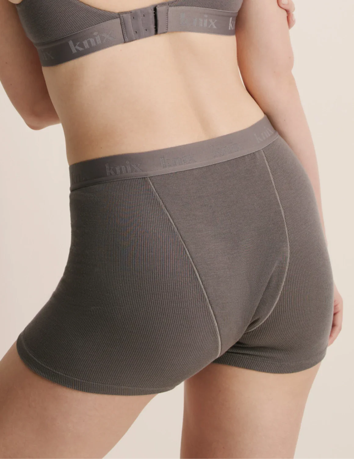 Leakproof Logo Modal Rib Boxer Brief - Last Call - Image 7