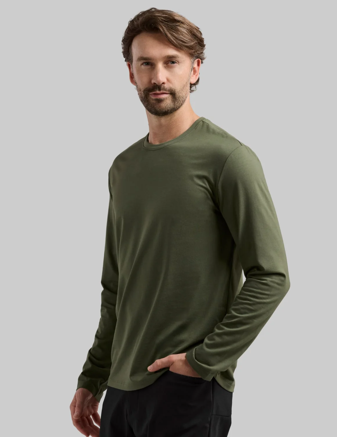 Men's Relaxed Fit Best Damn Long Sleeve - Image 9