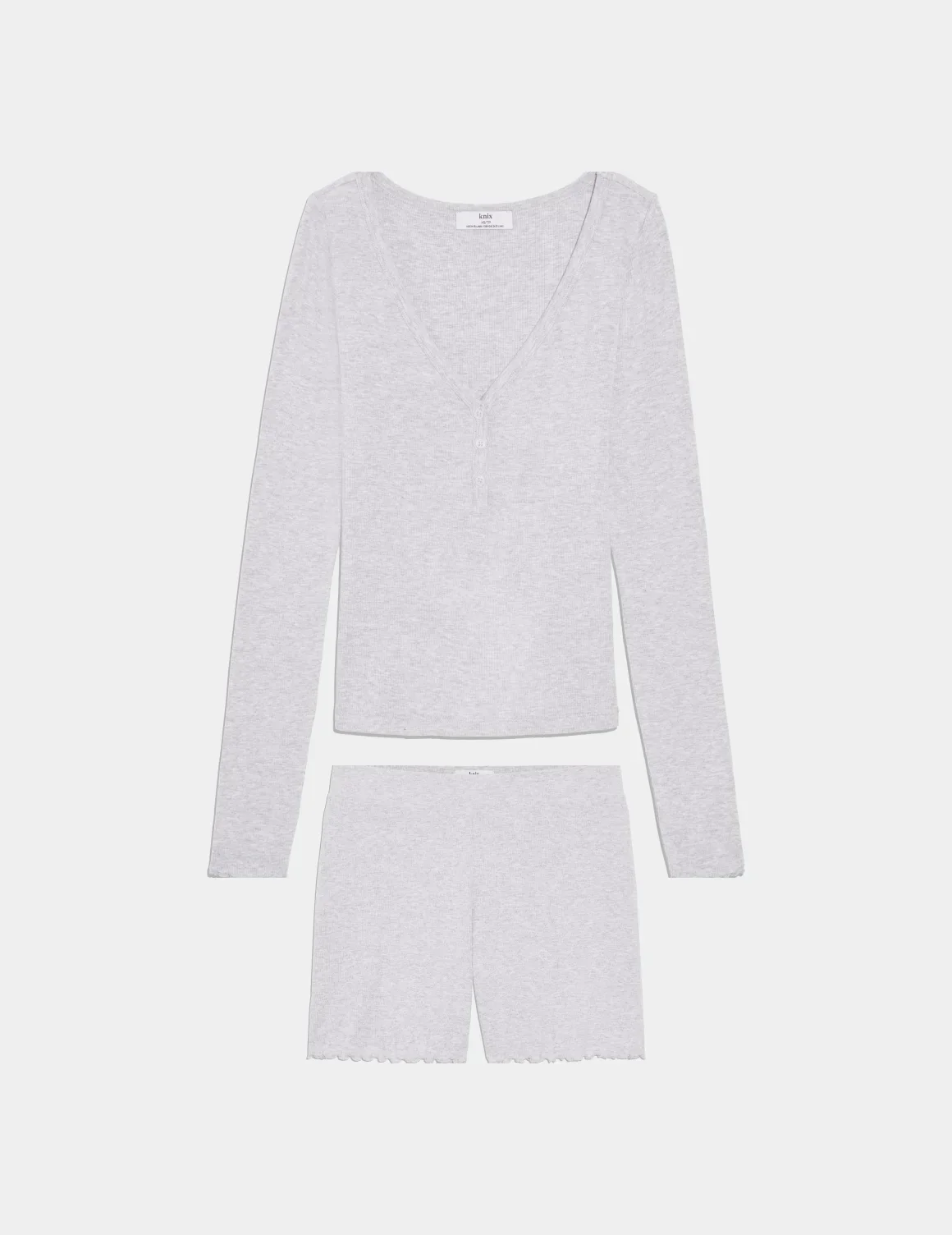 Modal Rib Henley Sleep Set - Image 8