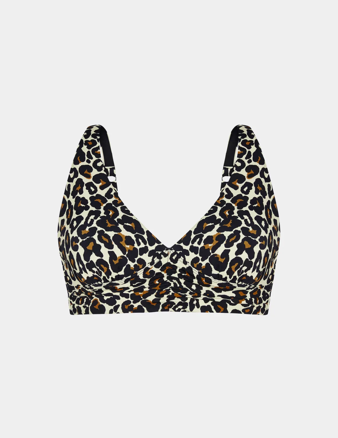 Ruched Deep V Bikini Top - Image 16