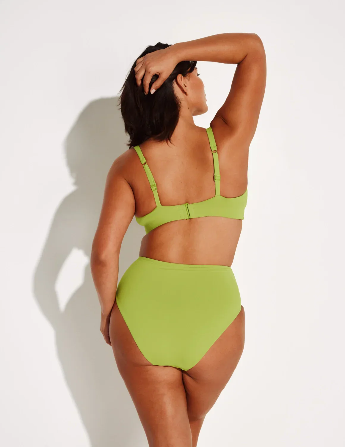 Ruched Deep V Bikini Top - Image 19