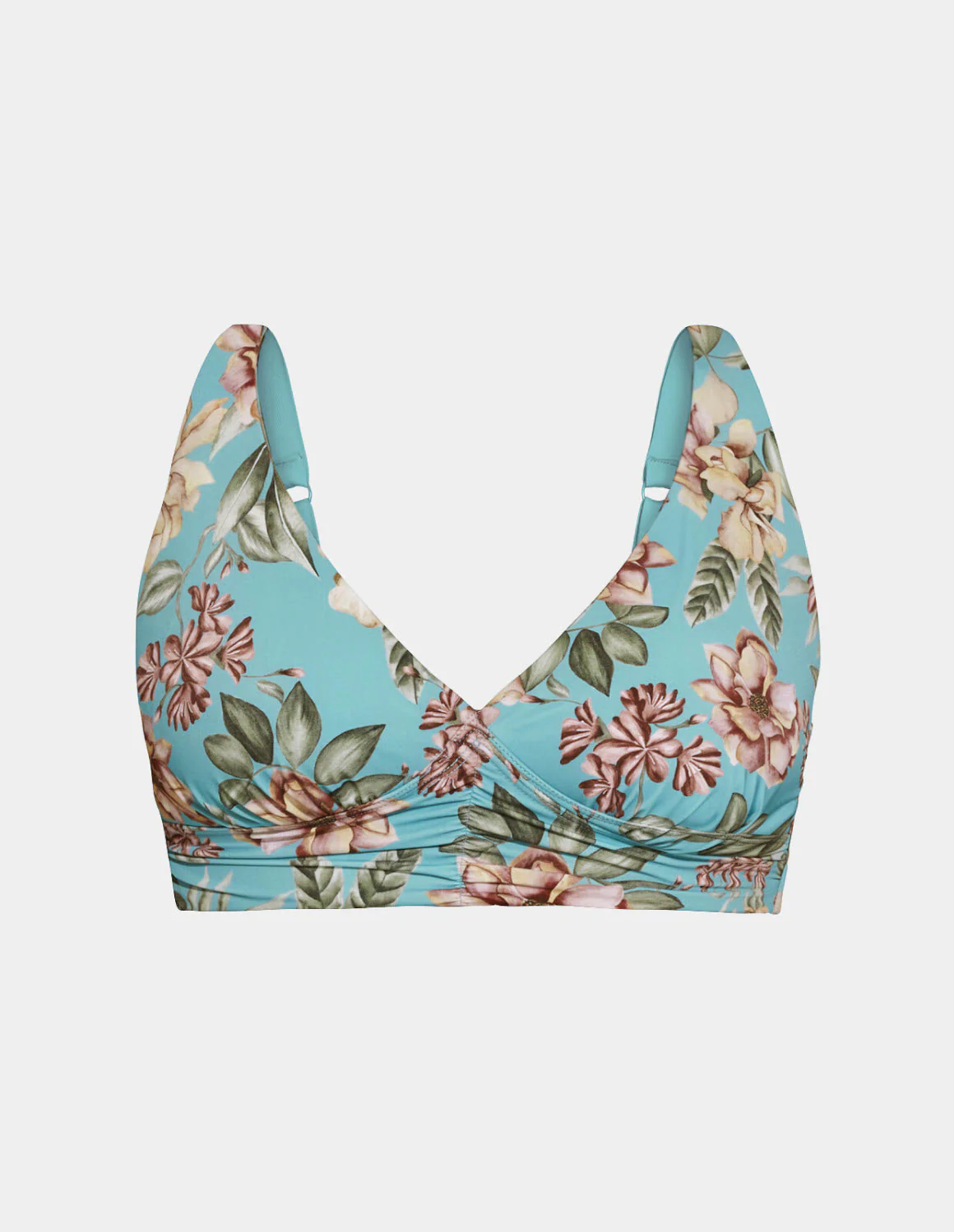 Sculpt Ruched Deep V Bikini Top - Image 12