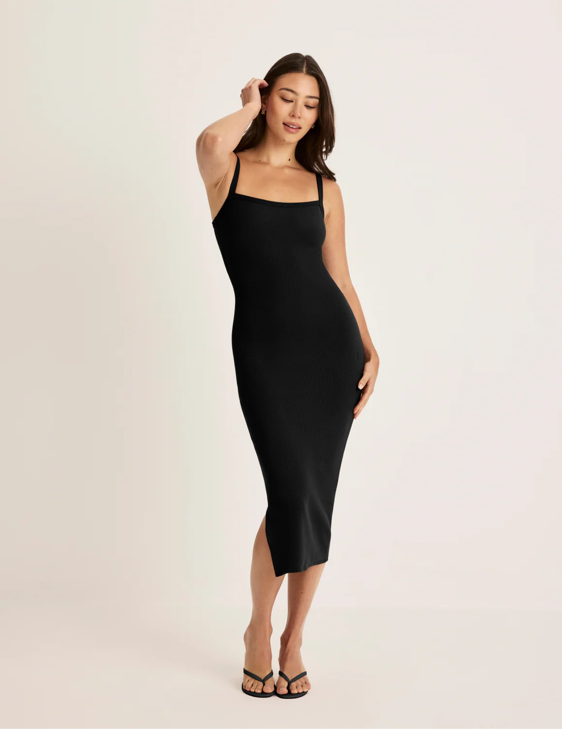 SculptRib™ Cotton Cami Dress - Image 6