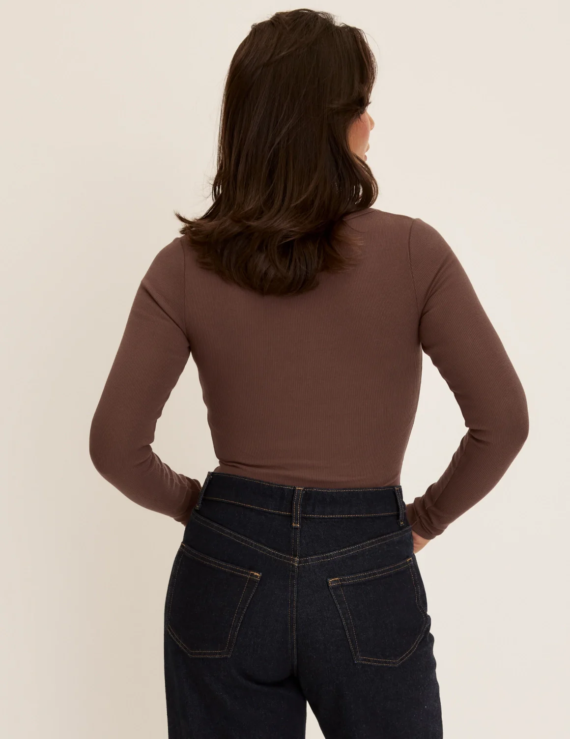 SculptRib™ Cotton Long Sleeve Top - Image 12