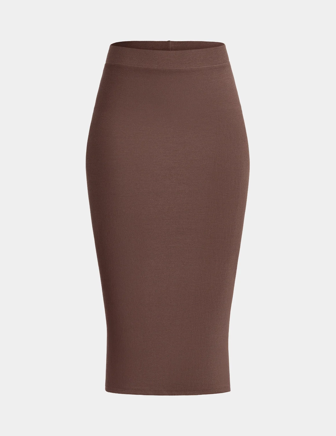 SculptRib™ Cotton Midi Pencil Skirt - Image 13