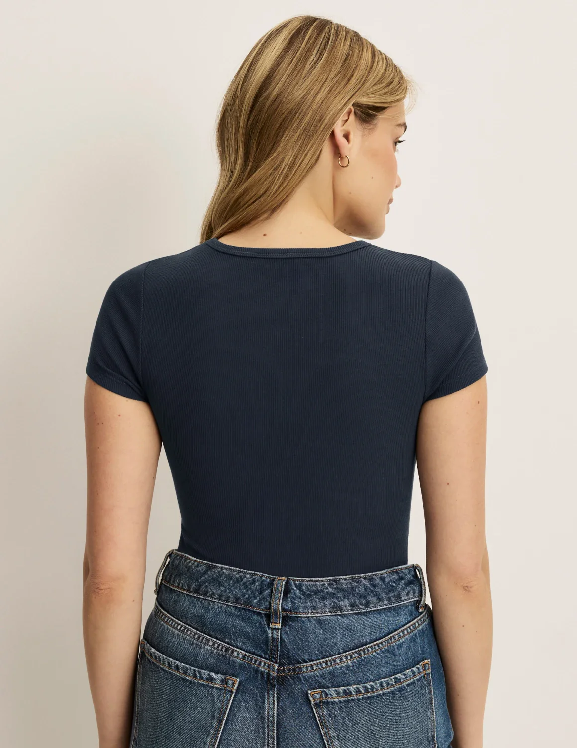 SculptRib™ Cotton T-Shirt - Image 17