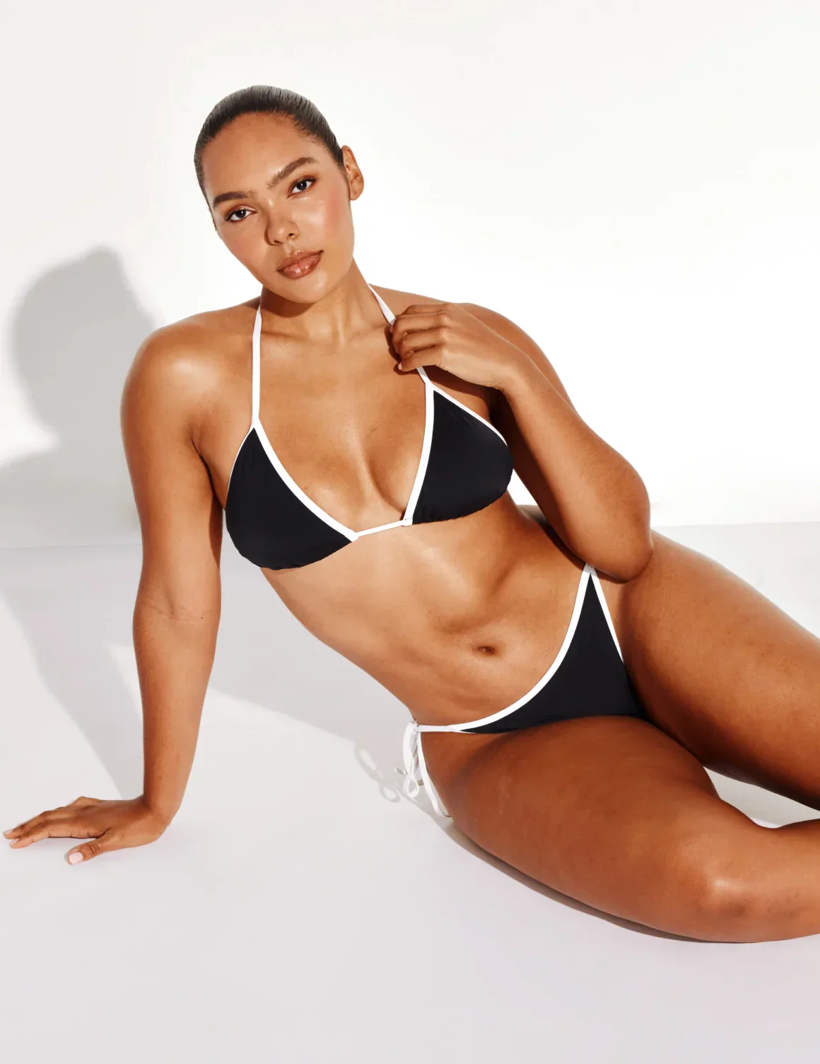 String Bikini Bottom - Color Block - Last Call - Image 9