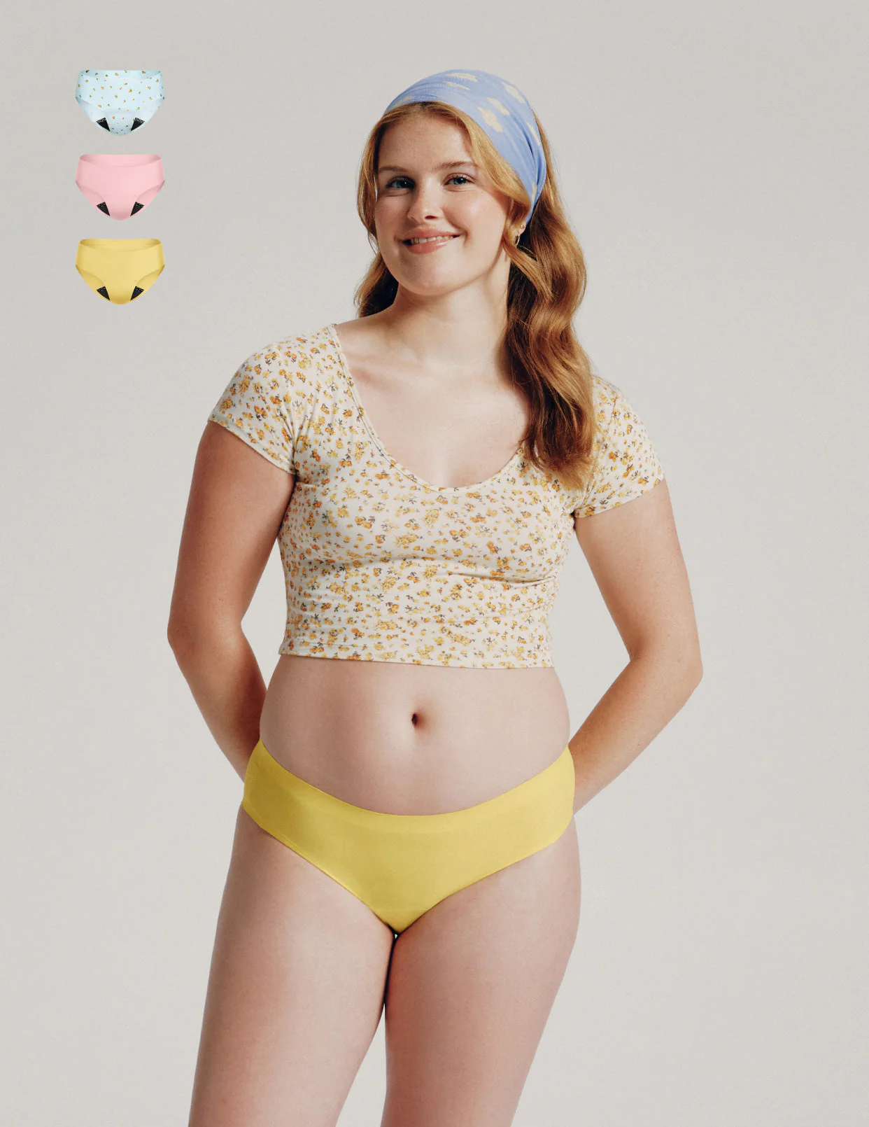 Teen Leakproof UltraThin No-Show Bikini 3-Pack - Image 37