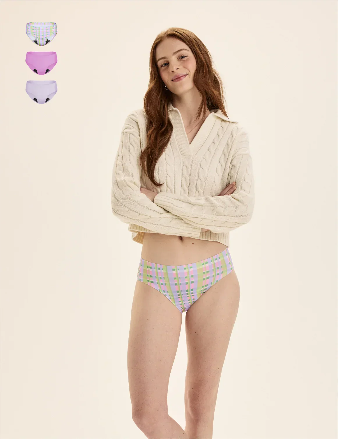 Teen Leakproof UltraThin No-Show Bikini 3-Pack - Image 6