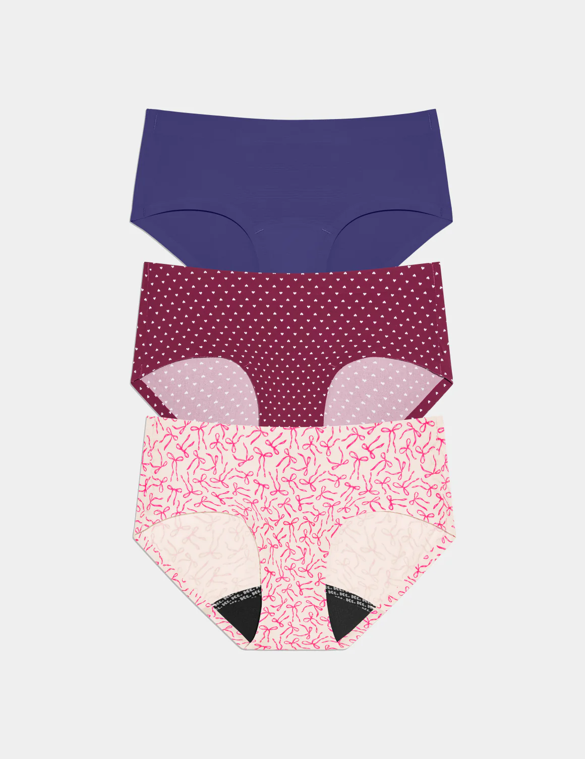 Teen Leakproof UltraThin No-Show Boyshort 3-Pack - Image 50