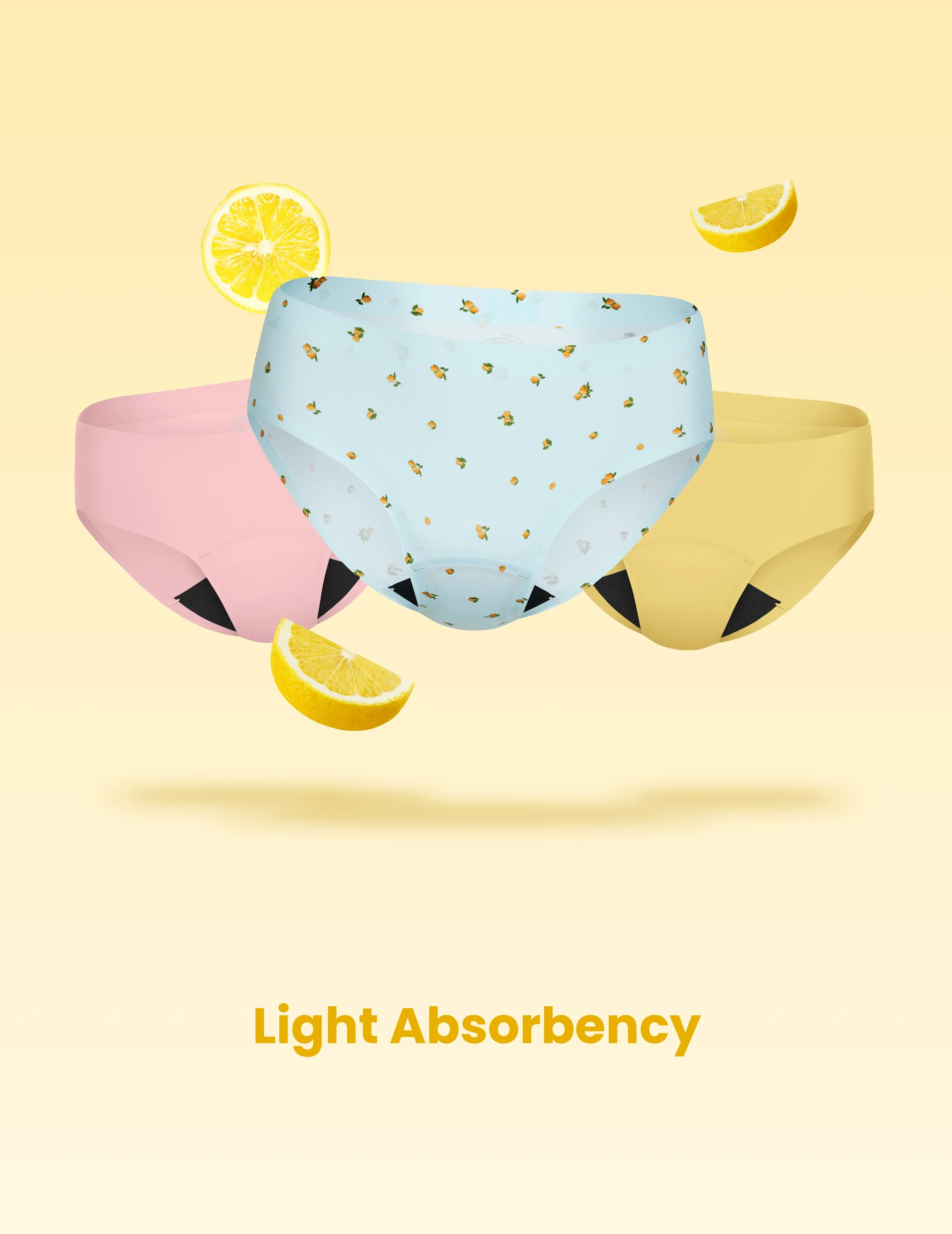 Teen Light Leakproof No-Show Bikini 3-Pack - Image 6