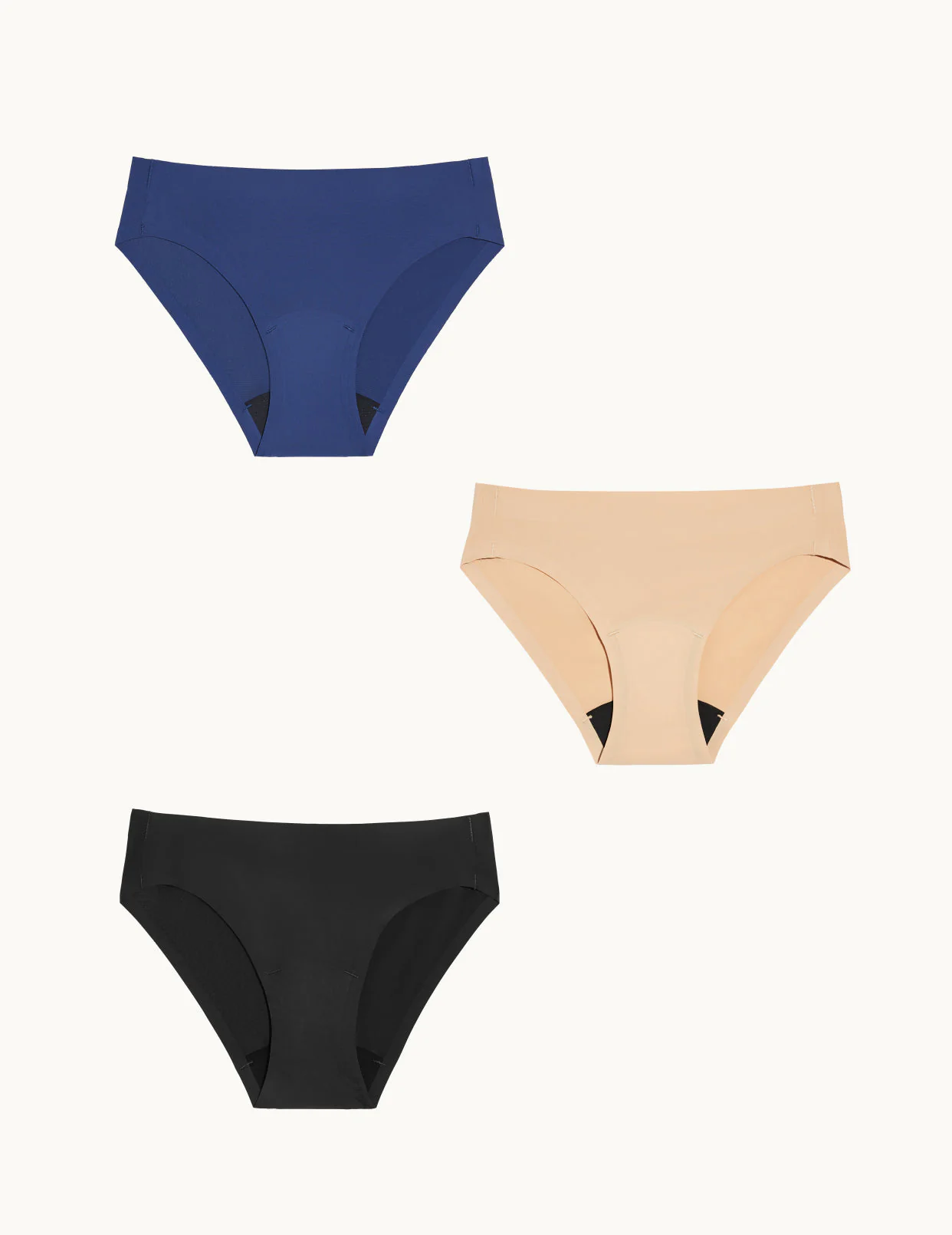 Teen Light Leakproof No-Show Bikini 3-Pack - Image 8