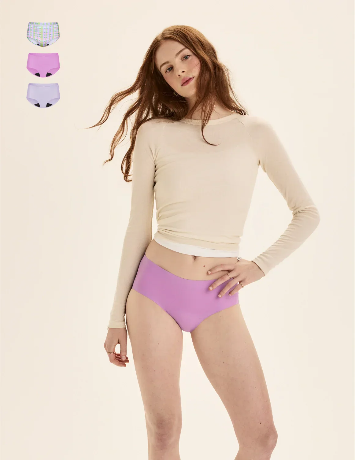 Teen Light Leakproof No-Show Boyshort 3-Pack - Image 21