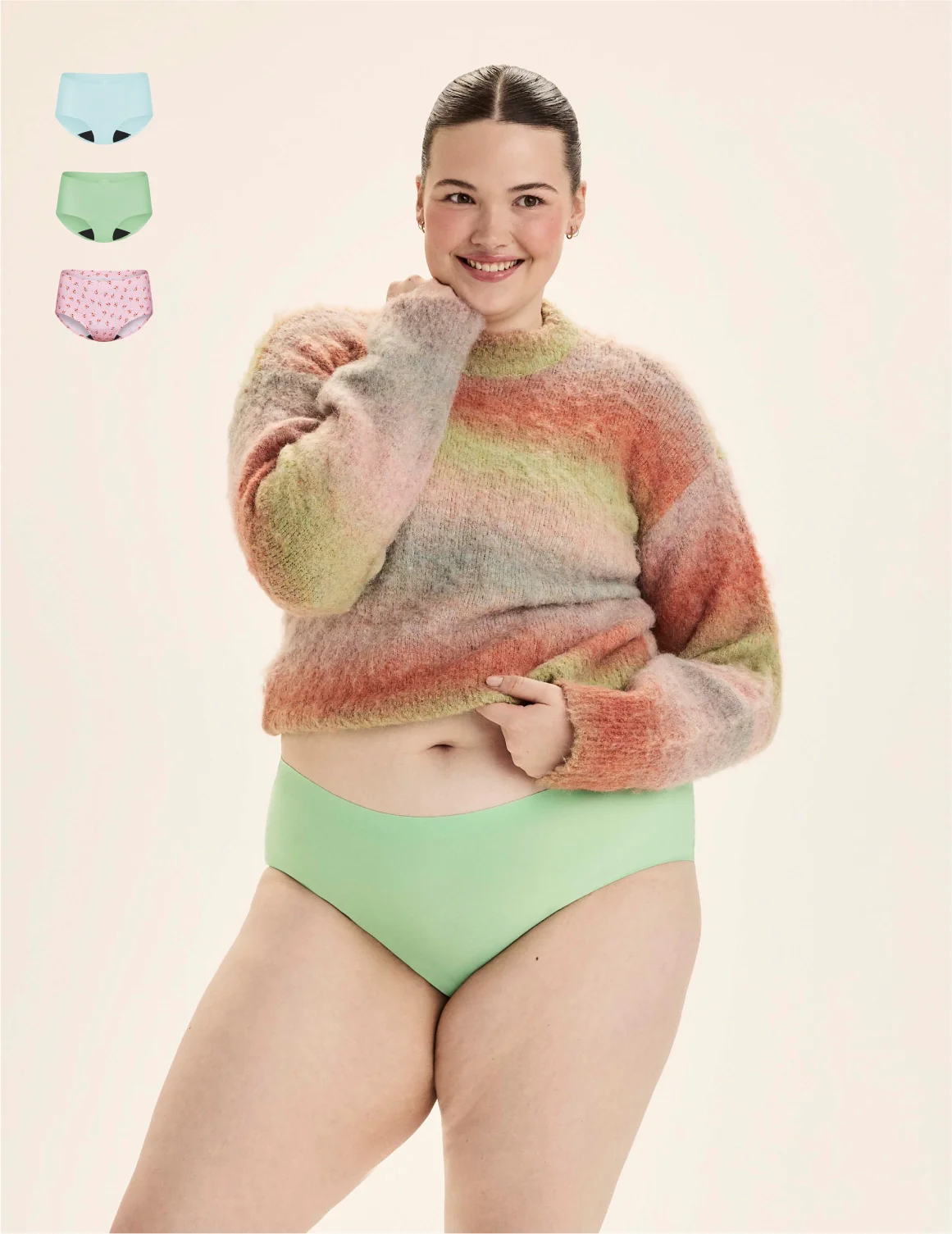 Teen Light Leakproof No-Show Boyshort 3-Pack - Image 55